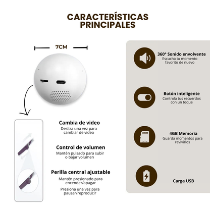 Esfera de video personalizable